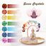 INNOLITES 7 Chakra Kristall Baum und Buddha Statue Set, Yoga Meditation Dekor, Geldbaum und Buda Statue für Zuhause Wohnzimmer Büro Regal Dekor Reichtum und Glück