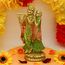 alikiki Hinduistisches Idol Radha Krishna Statue – indische Göttin Figur Murti Pooja Artikel Home Office Tempel Mandir Puja Artikel Indien Buddha Diwali Hochzeitsgeschenke Meditation Altar Schrein Kit
