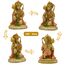alikiki Hindu-mythologische Ramayana-Hanuman-AFFE – Indische Gottesstatue, östliche Erleuchtung, Anhänger von Lord Rama Altar Skulptur – Indien Home Puja Tempel Mandir Buddha Dekor