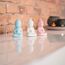 Mini Buddha-Figuren 3-er Set Keramik - Kleine Deko-Figuren für Innen, Balkon & Garten - Buddha-Skulptur Wohn-Accessoire - Asiatische Glücksbringer - Spirituelle Feng-Shui Dekoration