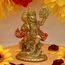 HinduGott Fliegende HanumanStatue – kleine indische Idol Hanuman Murti Pooja Skulptur Indien Herrn Figur für Home Office Tempel Mandir Diwali Puja Geschenke Artikel Buddha Dekor Yoga Altar Schrein