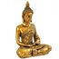 Tied Ribbons Buddha Statue for Home Décor- Buddha Showpiece for Home Decoration Buddha Statue Ornament, Resin Small Zen Buddha Meditating