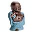 Kingzhuo Kleine süße Buddha-Statue aus Keramik, Mönch-Figur, kreative Baby-Bastelpuppen, Ornamente, Geschenk, klassische chinesische feine Keramik, Tee-Zubehör, 10 cm hoch (6x10 cm)
