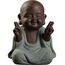 Kleine niedliche Buddha-Statue aus Keramik Mönch-Figur kreative Baby-Bastelpuppen Ornamente Geschenk chinesische zarte Keramikkunst und Handwerk