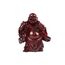 lachineuse - Traditionelle lachende Buddha-Statue, 18 cm, Farbe: Rot, Feng Shui-Dekoration, chinesisches Zen-Deko, für Wohnzimmer, Büro, Geschenkidee China, Glücksbringer