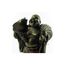 lachineuse - Fish & Abundance Lachender Buddha-Statue - 12,5 cm bronzefarben - Feng-Shui-Dekoration - Chinesisches Zen-Dekorationsobjekt für den Innenbereich - Geschenkidee China Asien