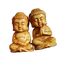 DMtse Buddha-Statue, handgeschnitzt, Naturholz, religiöse, buddhistische Buddha-Skulptur