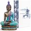 25DOL Buddha-Statuen für Zuhause 31,8 cm Buddha-Statue (Der Moment der Erleuchtung) Sammlerstücke und Figuren, Meditationsdekoration, spirituelle Wohnzimmer-Dekoration, Yoga-Zen-Dekor, hinduistisches