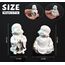 2 Stück BuddhaStatue Happy Laughing BuddhaFigur Niedlich Kleine Mönch Statuen Mini Maitreya Buddha Minimalistisch für Schreibtisch Ornament Home Decor Auto Armaturenbrett und Regal Dekorationen