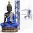 25DOL Buddha Statues for Home. 13" Buddha Statue (The Moment of Enlightenment). Collectibles and Figurines, Meditation Decor, Spiritual Living Room Decor, Yoga Zen Decor, Hindu and East Asian Décor