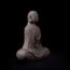 Daisylily Buddha-Statue ohne Gesicht, massives Gusseisen, für drinnen und draußen, Zen-Dekor für spirituelle Raummeditation