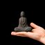 Daisylily Buddha-Statue ohne Gesicht, massives Gusseisen, für drinnen und draußen, Zen-Dekor für spirituelle Raummeditation