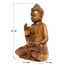 G6 Collection Buddha-Statue aus massivem Holz, 50,8 cm, handgefertigt, meditierend, handgefertigt, traditionelle, moderne Kunst (50,8 cm hoch)