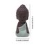 Honbay Niedliche kleine Keramik-Buddha-Statuen, Mönch-Figuren, Skulpturen für den Außenbereich, Heimdekoration, 4 Stück