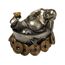 Lachineuse - Statuette lachender Buddha Fortune – Statue Buddha liegend 11 cm Farbe Gold & Bronze – Dekoration Feng Shui – chinesisches Zen-Dekoobjekt für den Innenbereich, Geschenkidee China Asien