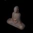 Daisylily Buddha-Statue ohne Gesicht, massives Gusseisen, für drinnen und draußen, Zen-Dekor für spirituelle Raummeditation