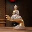 Buddha-Statue für Heimdekoration, goldfarben, 22,1 cm, Buddha-Statuen für Zen-Dekor, Buddha-Statue, groß für spirituelle Buddha-Dekoration für Wohnzimmer, Buddha, Geschenk für Entspannung, Meditation