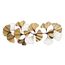 Dekoleidenschaft 3D Wandbild Ginkgo aus Metall in gold, 132x60 cm, Wanddeko, Wandschmuck