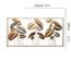 Dekoleidenschaft 3D Wandbild Blätter aus Metall in gold/silber/bronze, 135x69 cm, Wanddeko, Wandschmuck