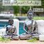 25DOL Buddha-Statuen für Zuhause 18,5 cm Buddha-Statue (Die letzte Meditation) Sammlerstücke Figuren Meditation, spirituelles Wohnzimmer, Yoga Zen Dekor Hindu- und Ostasiatische Dekoration