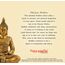 Tied Ribbons Buddha Statue for Home Décor- Buddha Showpiece for Home Decoration Buddha Statue Ornament, Resin Small Zen Buddha Meditating