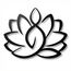 Metall-Wand-Dekor, Lotus-Blumen-Kunst, Home Decor Yoga-Schild, böhmische Kunstwerke (60 x 49 cm)