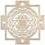 Sri Yantra Labyrinth 30,5 cm Dickes Chakra Holz Wand Kunst Dekor Heilige Geometrie Kunst Geometrie Kunst Tapisserie Poster