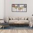 uyoyous Wandbilder metall Lotus Blätter 3D Wanddekoration Hintergrund Wanddeko Metall Blätter Dekoration Wandbehang für Wohnzimmer Schlafzimmer 100 x 50 cm