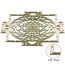 Sri Yantra Labyrinth 30,5 cm Dickes Chakra Holz Wand Kunst Dekor Heilige Geometrie Kunst Geometrie Kunst Tapisserie Poster