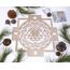 Sri Yantra Labyrinth 30,5 cm Dickes Chakra Holz Wand Kunst Dekor Heilige Geometrie Kunst Geometrie Kunst Tapisserie Poster