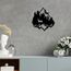 CREATCABIN Vögel Auf AST,Metall-Wandkunst,Dekor,Skulptur,Hängende Dekoration,Schild,4 Vögel,Eisen-Wandkunst,Schwarz,Rustikale Dekoration,Ornament,Wand Für Garten,Innen Außenbereich,Wohnzimmer,30x10cm