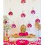 Divyakosh Handgefertigte Samt-Wanddekoration – Lotus-Stil, perfekt für Zuhause und Festival-Dekoration (7 Stück) in Rosa