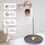 Holzlotus Räucherstäbchenhalter,3 Loch Räucherstäbchen,Lotus Stick Räuchergefäß Weihrauchhalter,Hergestellt aus Nanmu-Holz, geeignet für Büro, Yoga, Meditation