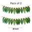 Divyakosh Green Leaf Torans – Set mit 2 Eingangstürbehängen für Heimdekoration – 96,5 cm