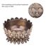 2 Stück Lotus Räuchergefäß mit Deckel 7 × 5cm Mini Hollow Räucherschale Räuchergefäß Vintage Weihrauchbehälter Räucherstäbchenhalter für Zuhause BüroTeehaus Dekoration(Bronze)