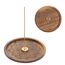 Holzlotus Räucherstäbchenhalter Lotus Räuchergefäß aus Holz mit Asche-Auffangschale Handgefertigter Brenner ideal für Heimdekoration, Meditation und Yoga
