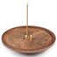 Holzlotus Räucherstäbchenhalter,3 Loch Räucherstäbchen,Lotus Stick Räuchergefäß Weihrauchhalter,Hergestellt aus Nanmu-Holz, geeignet für Büro, Yoga, Meditation