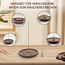 KONVIXON Holzlotus Räucherstäbchenhalter 3-in-1 Räucherstäbchen Halterung Incense Holder Räuchergefäß Weihrauchhalter Brenner, Ideal für Yoga, Entspannende Meditation und Heimdekoration (Lotus, 12CM)