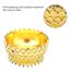 2 Stück Lotus Räuchergefäß mit Deckel 7 × 5cm Mini Hollow Räucherschale Räuchergefäß Vintage Weihrauchbehälter Räucherstäbchenhalter für Zuhause BüroTeehaus Dekoration (Gold)
