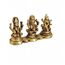 ESPLANADE - Laxmi Ganesh Saraswati Idol - 5,1 cm Höhe | Ganesha Lakshmi Religiöse Figur Hindu-Gott Skulptur Murti Statue | Diwali / Arbeitsplatz / Büro