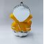 Gold Art India Ganesha-Idol für Auto, Armaturenbrett, Gott, Ganesha, Idol für Heimdekoration, Ganpati für Geschenk, Büro, Tischregale, Geschenk, Idol, 8,9 cm, Silber-Mango, Idol