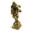 Messingstatue, tanzendes Ganesha-Idol, antikes Design, goldfarben, Höhe: 11,9 cm, Gewicht: 270 g
