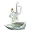 Lotus Backflow Incense Burner Waterfall Incense Holder with 10pcs Backflow Incense Cone for Home Office Bedroom Yoga Decor Gift Decorations Statue Ornaments (Lotus 2)