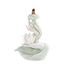 Zen Lotus Backflow Incense Burner, Waterfall Incense Holders with 10pcs Backflow Incense Cones, Home Ceramic Backflow Incense Cone Holder Burner (Zen 2)
