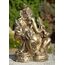 Wogeka - Goldener Elefantengott Ganesha - aus Resin als Gerschenkidee zu Geburtstag, Weihnachten als Deko für Garten und Wohnung Elefant Buddha Feng Shui Res14