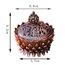 Räucherstäbchen Halter,Yiyifor 2 pcs Räuchergefäß Mit Deckel Weihrauchhalter Aus Zinklegierung Lotus Weihrauchbrenner für Zuhause Teehaus Büro(Bronze Rotes Kupfer)