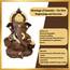 Gold Art India Braunes Terrakotta-Idol für Ganesha-Idol für Auto Armaturenbrett Gott Ganesha Idol für Heimdekoration Ganpati für Geschenk 8,9 cm (Braun Terrakotta), Idol