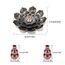 Xiuyer Räuchergefäß in Lotusform, Zinklegierung, inkl. Räucherstäbchenhalter, Lotus-Form, Vintage-Design, 2 Stück Mini-Räucherstäbchen, Räucherstäbchenbrenner