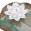 Räucherstäbchenhalter Blumenform Dekoration, Räucherstäbchen Brenner Halter Vintage Räucherstäbchenhalter in Lotus Form mit rissige Lotus Räucherstäbchen, Räucher Zubehör