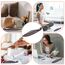 Delamiya Räucherstäbchen Halter, Keramik Räucherstäbchen Halter, Aschefänger Räucherstäbchenhalter, Lotus Boot äucherstäbchen Halter für Zuhause, Büro, Yoga, Meditation(1 Stücke, Braun)
